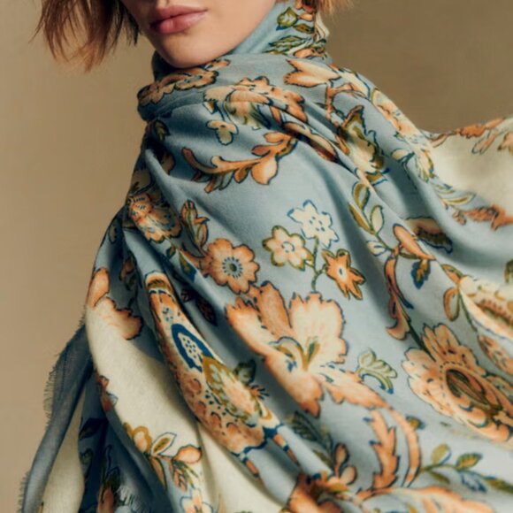 Sézane NWT Pio Scarf in Rama - Picture 3 of 6